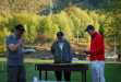 Texas - Per Arve, Ivar Otto og Even rundt grillen
